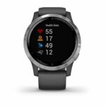 Garmin Vívoactive 4 - Montre connectée GPS Multi-sports & Santé - Gris (Reconditionné)