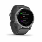 Garmin Vívoactive 4 - Montre connectée GPS Multi-sports & Santé - Gris (Reconditionné)