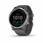 Garmin Vívoactive 4 - Montre connectée GPS Multi-sports & Santé - Gris (Reconditionné)