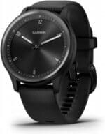 Garmin vívomove Sport - Montre connectée à aiguilles mécaniques et écran tactile - Gray avec bracelet noir - Boîtier 40 mm