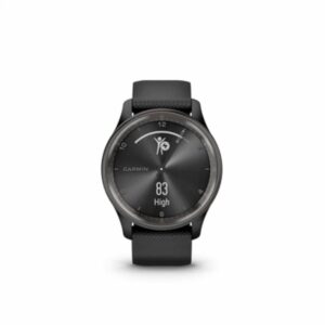 Garmin vívomove Trend - Montre connectée Hybride - Gray avec Bracelet Noir