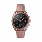 Samsung Galaxy Watch3 Bluetooth 41 mm, bracelet cuir, capteur de chute, Mystic Bronze [version italienne]