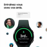 Samsung Galaxy Watch4 4G 40 mm, noir - Montre connectée intelligente, surveillance de la santé, bien-être, sport, IMC, ECG, batterie longue durée – Version FR