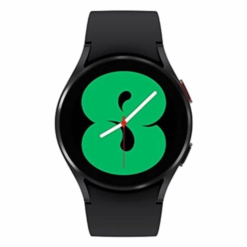 Samsung Galaxy Watch4 4G 40 mm, noir - Montre connectée intelligente, surveillance de la santé, bien-être, sport, IMC, ECG, batterie longue durée – Version FR