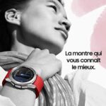 Samsung Galaxy Watch4 Classic Bluetooth, 46 mm, noir - Montre connectée intelligente, lunette tournante, santé, bien-être, sport, IMC, ECG – Version FR