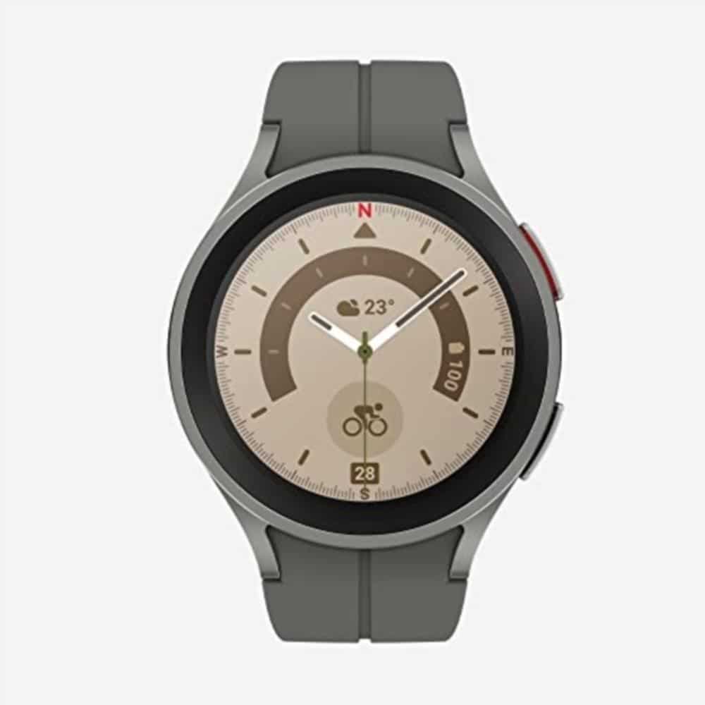 Montre Connectée : Samsung Galaxy Watch 5 Pro Gris Titanium (45mm)