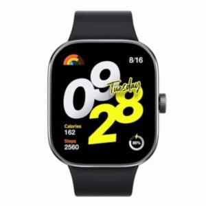 Xiaomi Redmi Watch 4 Ecran AMOLED 1,97’’, 20 Jours d’autonomie, 150 + Modes de Sport, GPS intégré, Couronne rotative, Noir