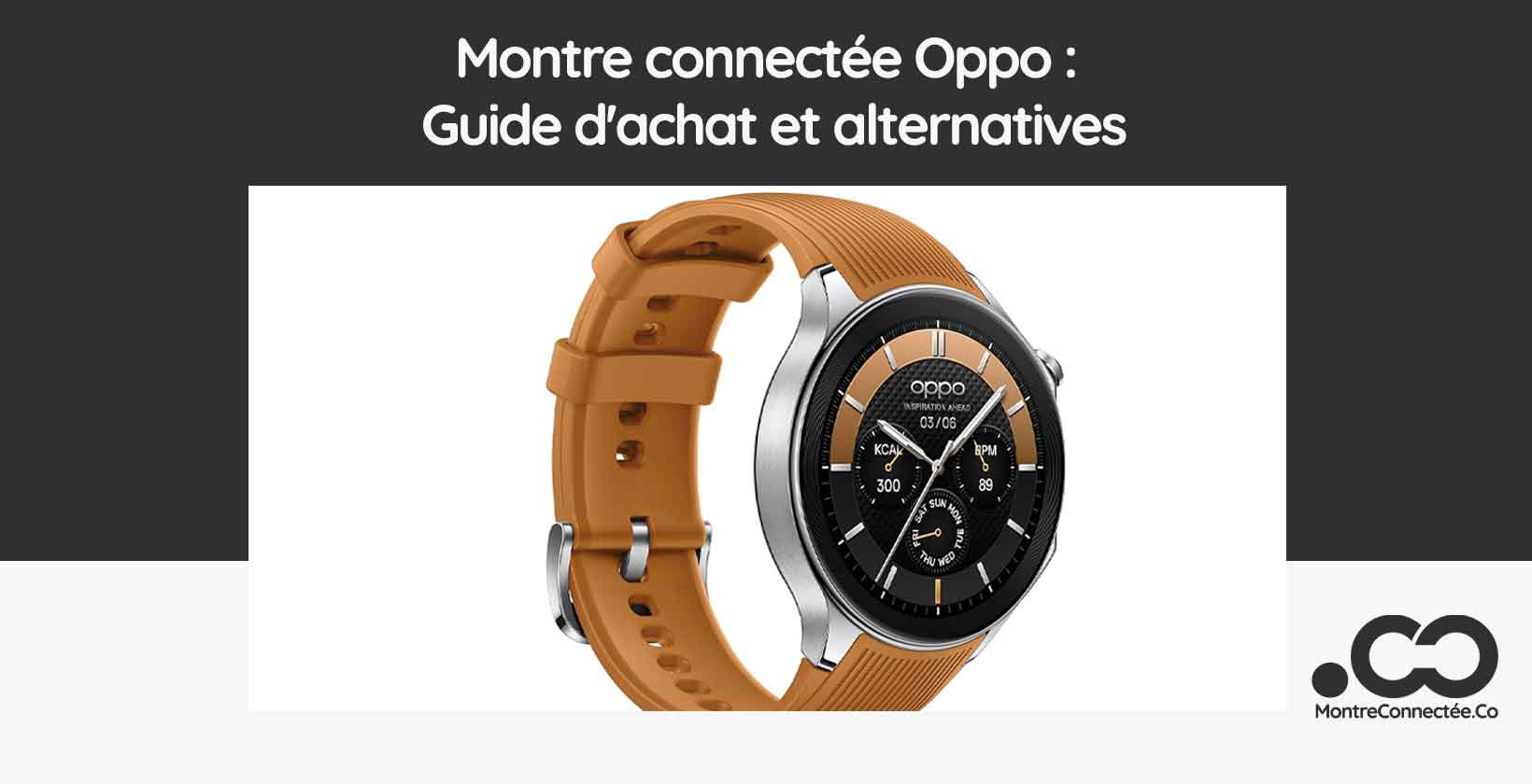 Montre connectée Oppo : Guide d'achat et alternatives