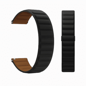 Bracelet Boucle Magnétique pour montre connectée Noir