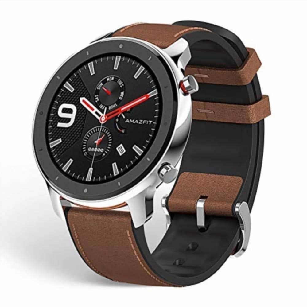 Montre Connectée : Amazfit GTR Acier inoxydable 47 mm Marron