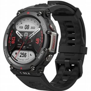 Amazfit T-Rex 2, 47 mm, Montre Connectée Homme, AMOLED, 10 ATM,