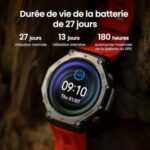 Amazfit T-Rex 3 Outdoor Smartwatch 48mm Écran AMOLED, Cartes et Navigation