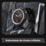 Amazfit T-Rex Pro 2024, 48 mm, Robuste certifié de qualité Militaire,