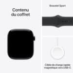 Apple Watch Series 10 46 Smartwatch mit Aluminiumgehäuse in