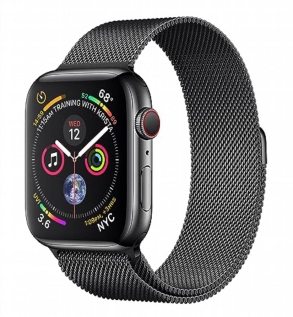 Apple Watch Series 4 Acier Inoxydable Noir
