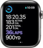 Apple Watch Series 4 + Cellulaire, Boîtier en Acier