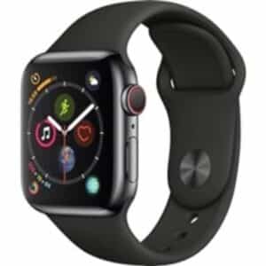 Apple Watch Series 4 + Cellulaire, Boîtier en Acier