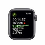 Apple Watch Series 5 - Boîtier en Aluminium Gris