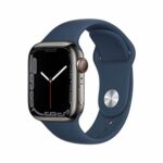 Apple Watch Series 7 + Cellulaire, Boîtier en Acier