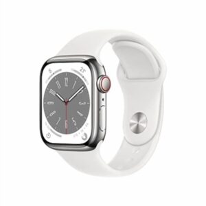 Apple Watch Series 8 GPS + Cellular, Boîtier en Acier Inoxydable