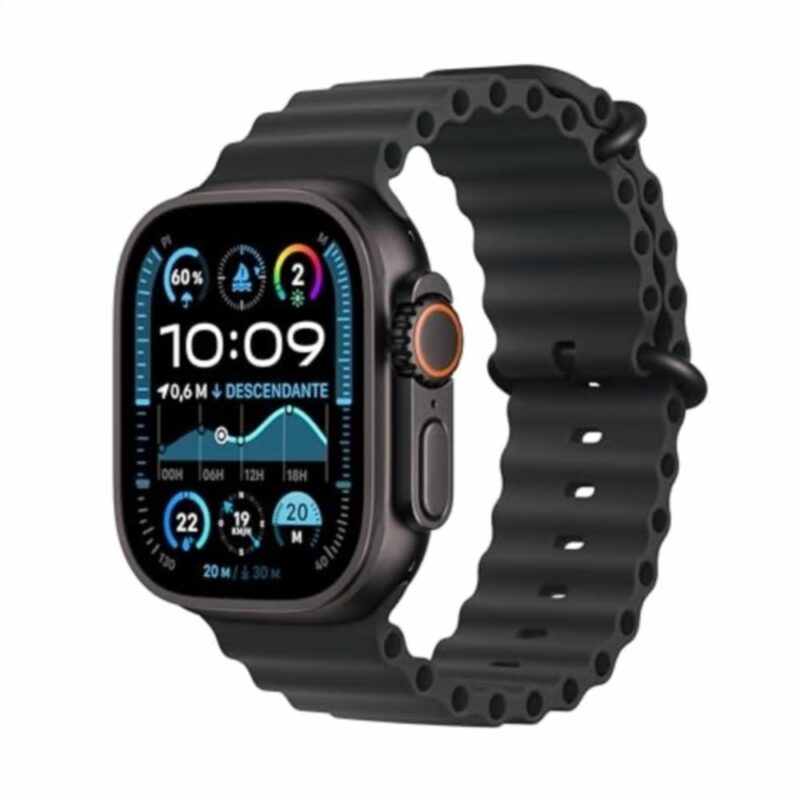 Apple Watch Ultra 2 GPS + Cellular, Boîtier en Titane Noir