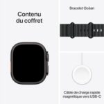 Apple Watch Ultra 2 GPS + Cellular, Boîtier en Titane Noir