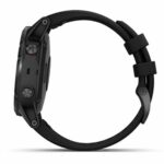 Garmin Fenix 5 Plus, Sapphire, Black Band, Montre GPS,