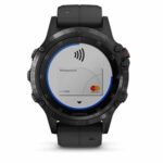 Garmin Fenix 5 Plus, Sapphire, Black Band, Montre GPS,