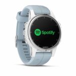 Garmin Fenix 5S Plus Silver Bracelet Bleu Lagon - Montre GPS