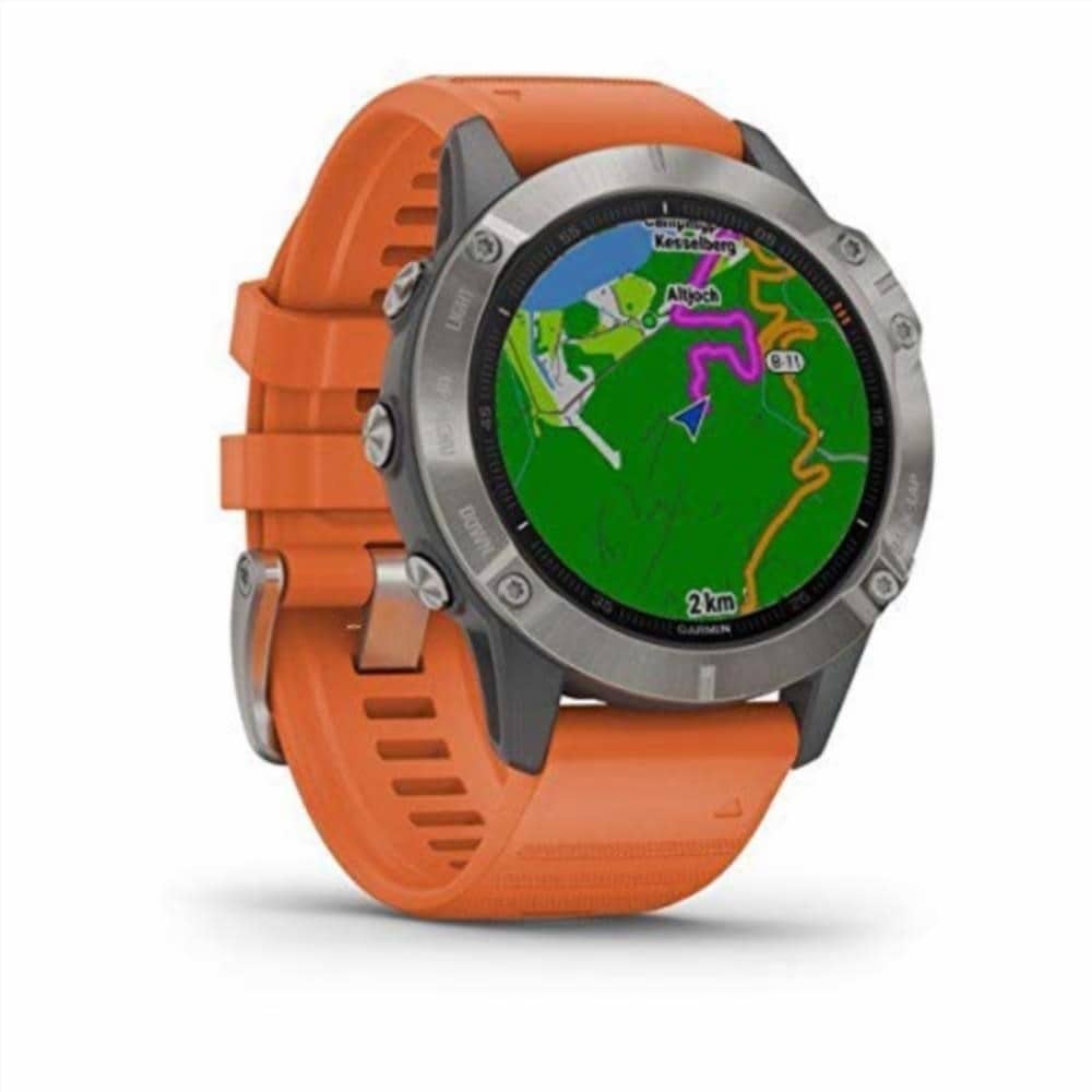 Montre Connectée : Garmin Fenix 6 Orange