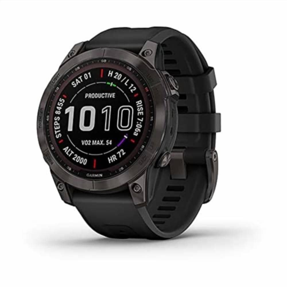 Montre Connectée : Garmin Fenix 7 Sapphire Solar 47 mm Noir