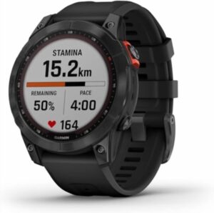 Garmin - Fenix 7, Solar - Montres GPS Multisports connectée Haute