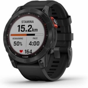 Garmin - Fenix 7, Solar - Montres GPS Multisports connectée Haute