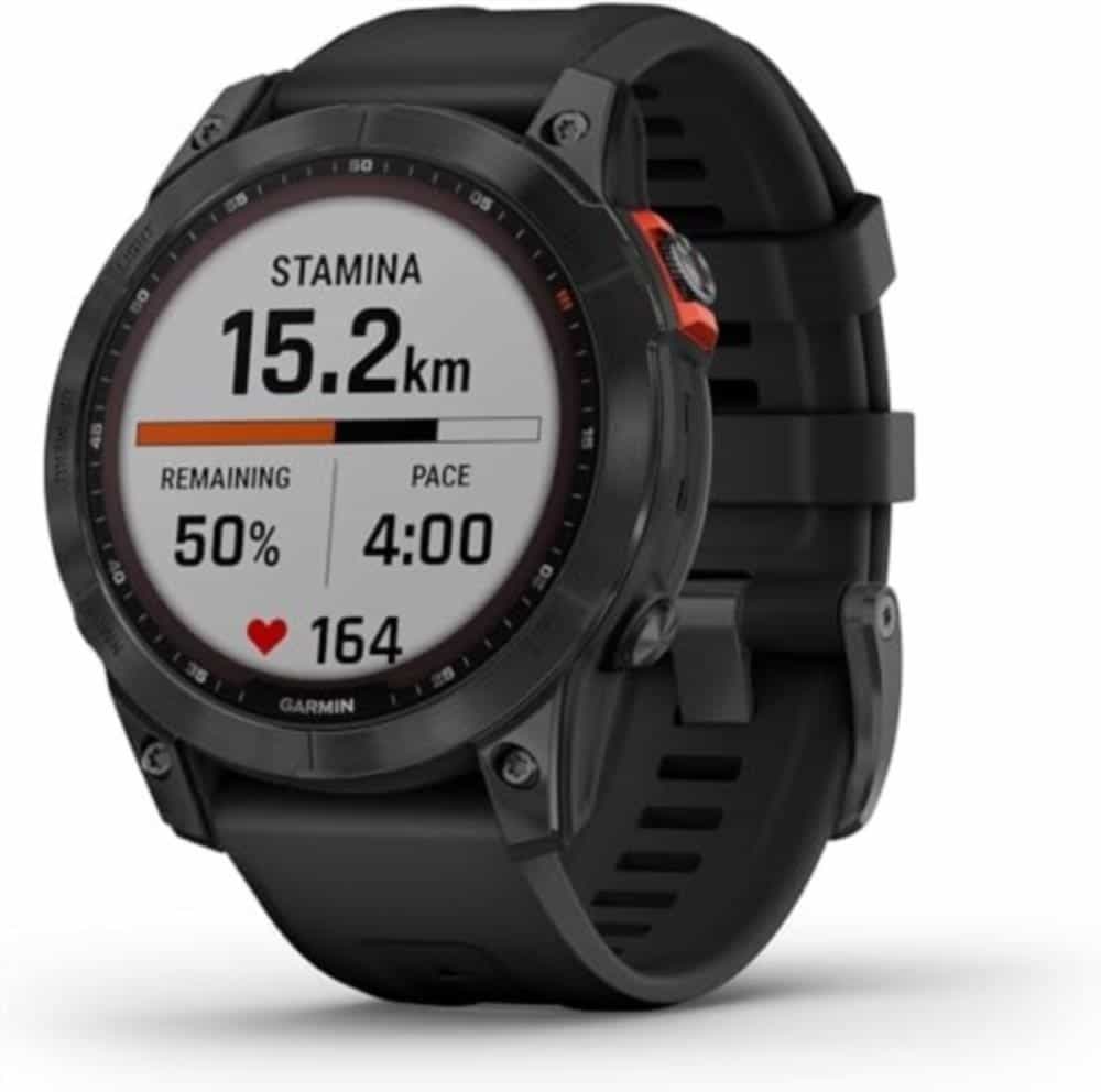 Montre Connectée : Garmin Fenix 7 Solar Noir