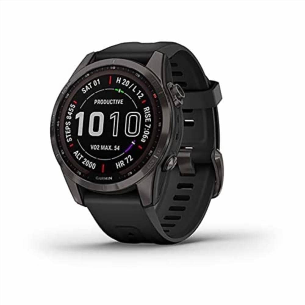 Montre Connectée : Garmin Fenix 7S Sapphire Solar Noir