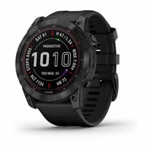 Garmin Fenix 7X Sapphire Solaire Noir