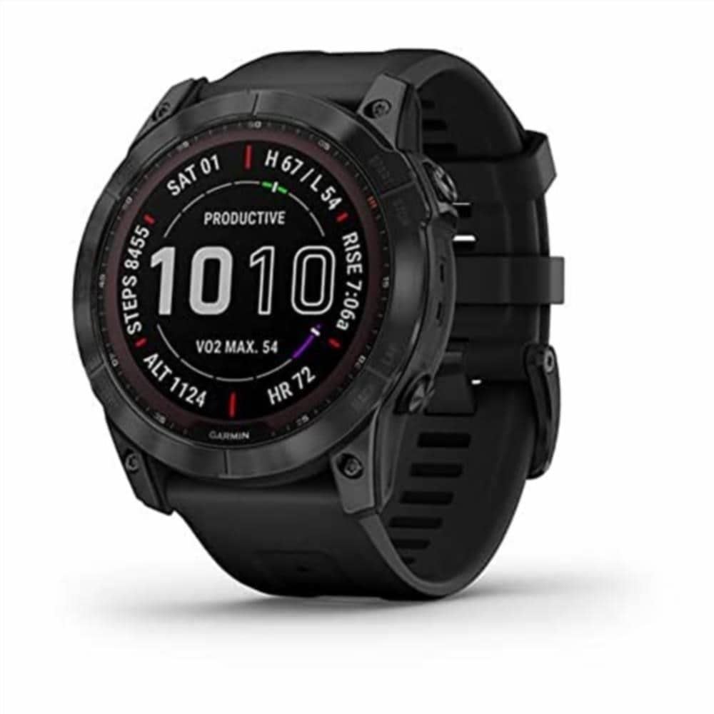 Montre Connectée : Garmin Fenix 7X Sapphire Solar Noir