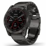 Garmin Fenix 7X Sapphire Solar mit Titanarmband