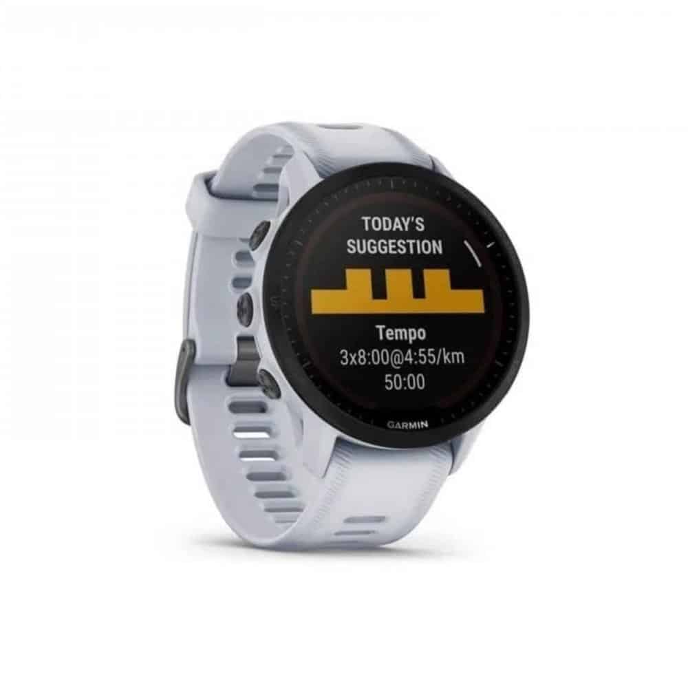 Montre Connectée : Garmin Forerunner 955 Solar Blanc