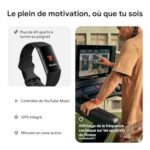 Google Fitbit Charge 6 Bracelet d'activité avec un abonnement de 6