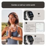 Google Fitbit Sense 2 Montre connectée sport et santé avec GPS