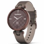 Montre connecté Femme Garmin Lily, Classic 010 02384 B0 Bracelet Cuir