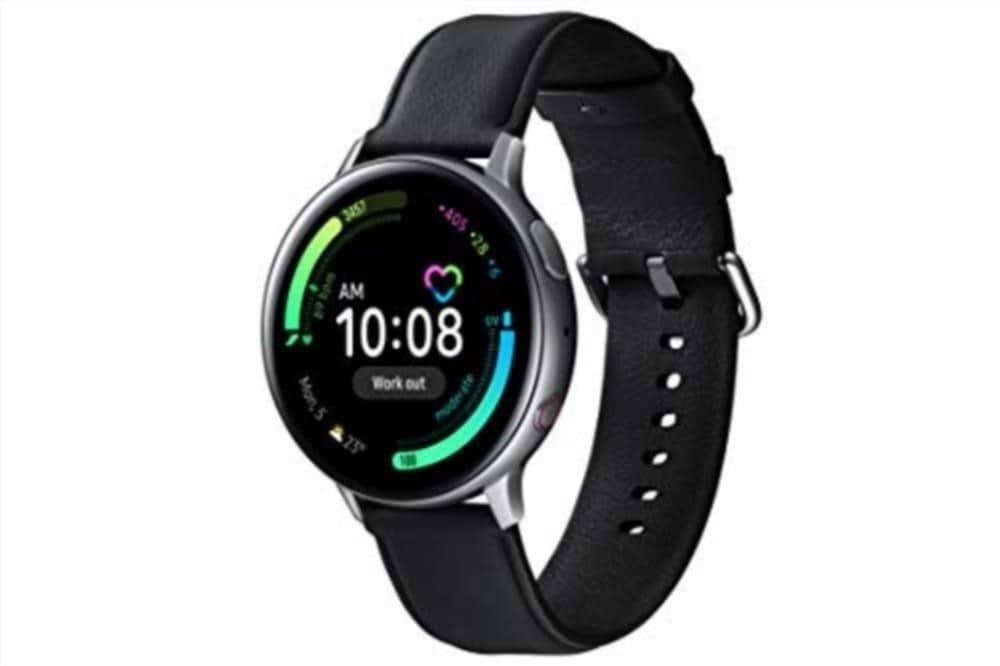 Montre Connectée : Samsung Galaxy Watch Active 2 LTE Argenté Noir