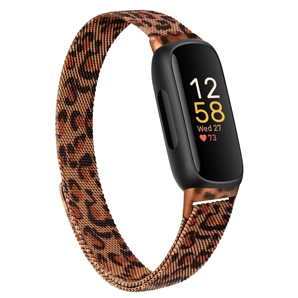 Montre Connectée : Bracelet à boucle magnétique en métal pour montre connectée Fitbit Inspire 3