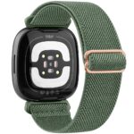 Bracelet élastique en nylon pour montre connectée Fitbit Versa 4