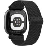 Bracelet élastique en nylon pour montre connectée Fitbit Versa 4