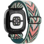 Bracelet élastique en nylon pour montre connectée Fitbit Versa 4