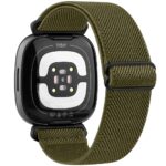 Bracelet élastique en nylon pour montre connectée Fitbit Versa 4