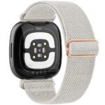 Bracelet élastique en nylon pour montre connectée Fitbit Versa 4