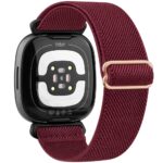 Bracelet élastique en nylon pour montre connectée Fitbit Versa 4